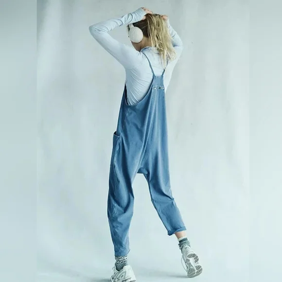 NWT FP Movement X Free People Hot Shot Onesie Skyline - Picture 2 of 4